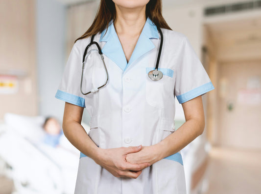 Female doctor in a hospital. Photo by Jeshoots on Unsplash.
